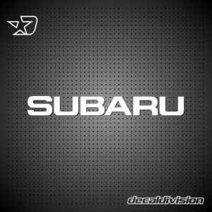 Subaru Lettering Sticker